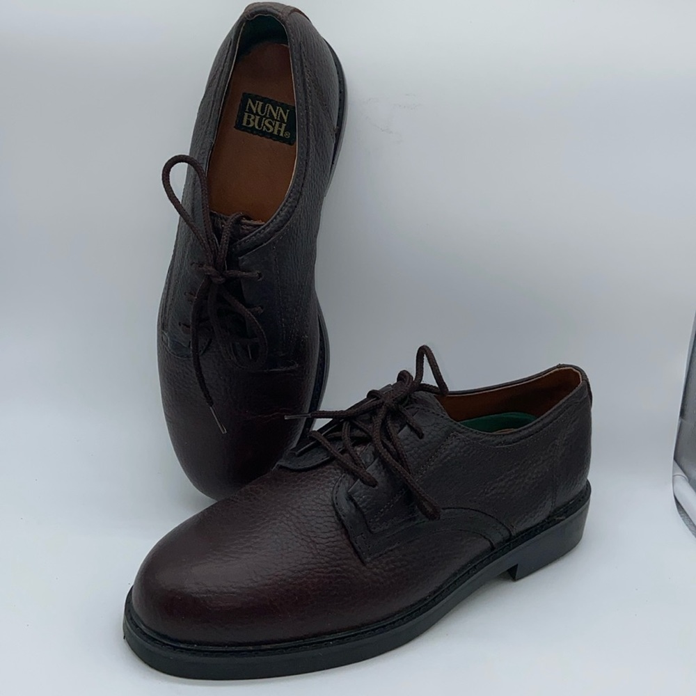 Men’s Nunn Bush Leather Oxford Shoes - Size 8.5 W